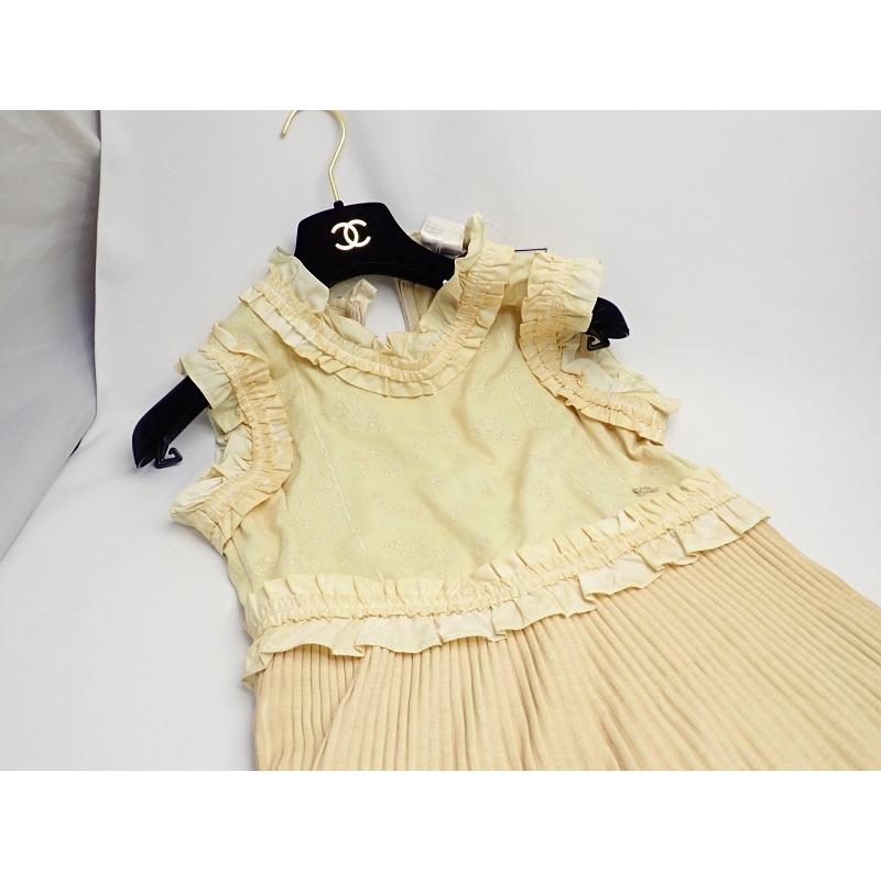 CHANEL（シャネル） ドレス ミニワンピース 38 ノースリーブ コットン