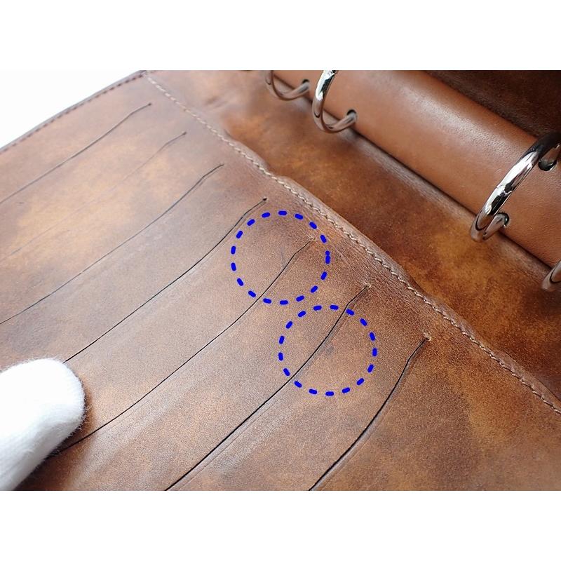 Berluti（ベルルッティ） カリグラフィ 手帳カバー 6リング ブラウン