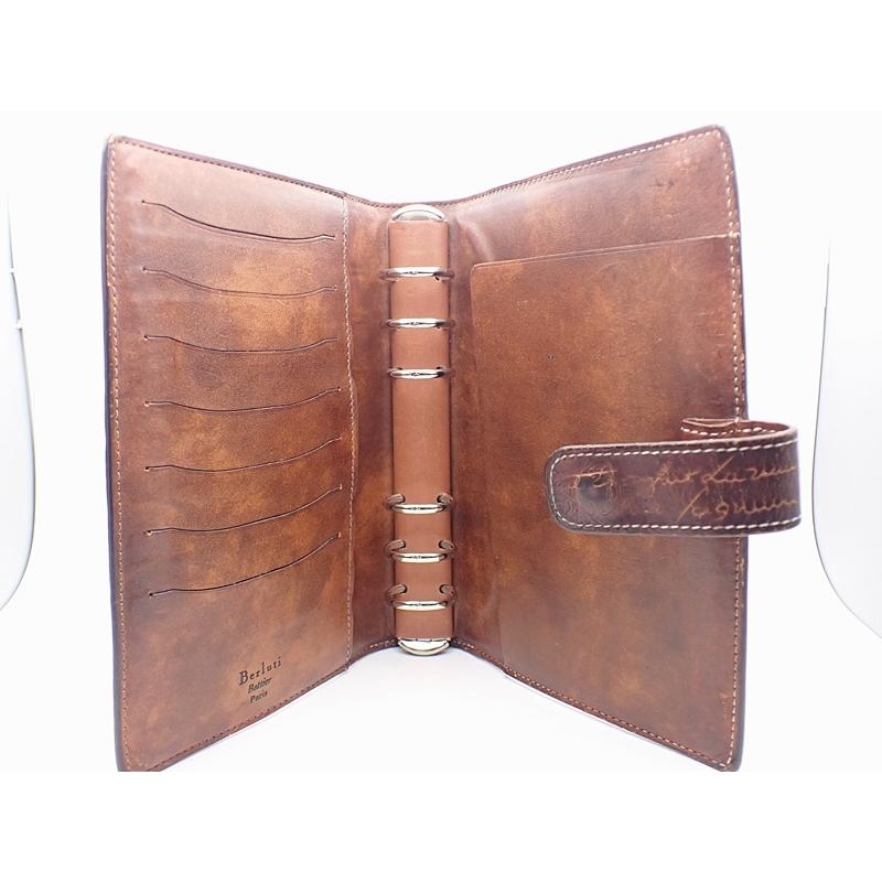 Berluti BERLUTI ベルルッティ カリグラフィ 手帳カバー 6リング Berluti BERLUTI ベルルッティ カリグラフィ 手帳カバー 6リング