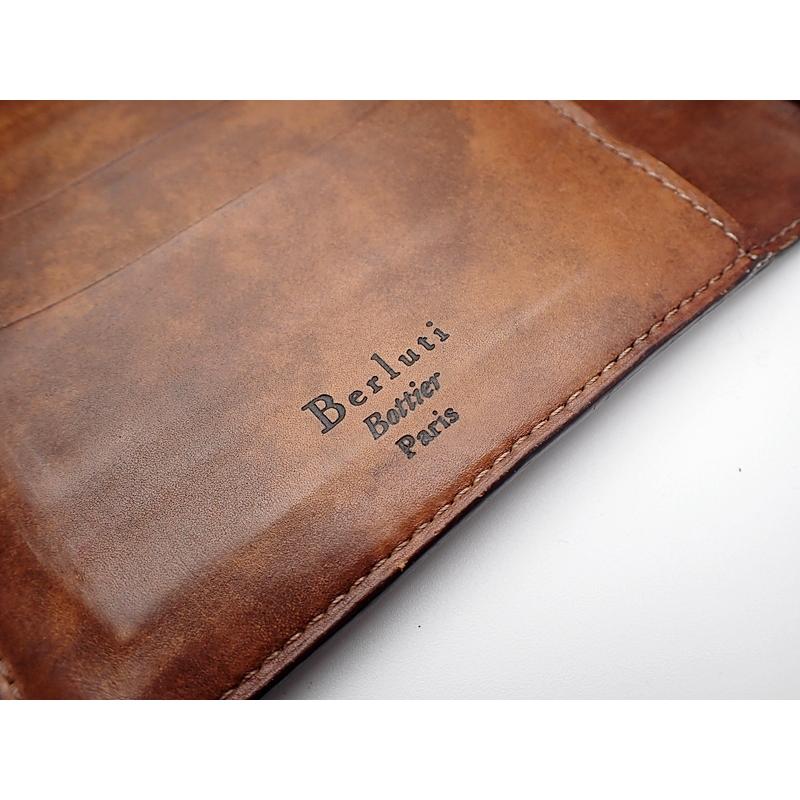 ベルルッティ　手帳カバー　廃盤品 Berluti（ベルルッティ） 手帳カバー カリグラフィ ヴェネチアレザー