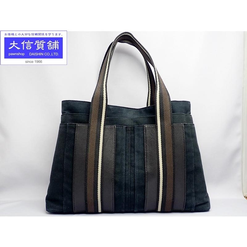 HERMES（エルメス） トートバッグ トロカ ホリゾンタル MM ブラック