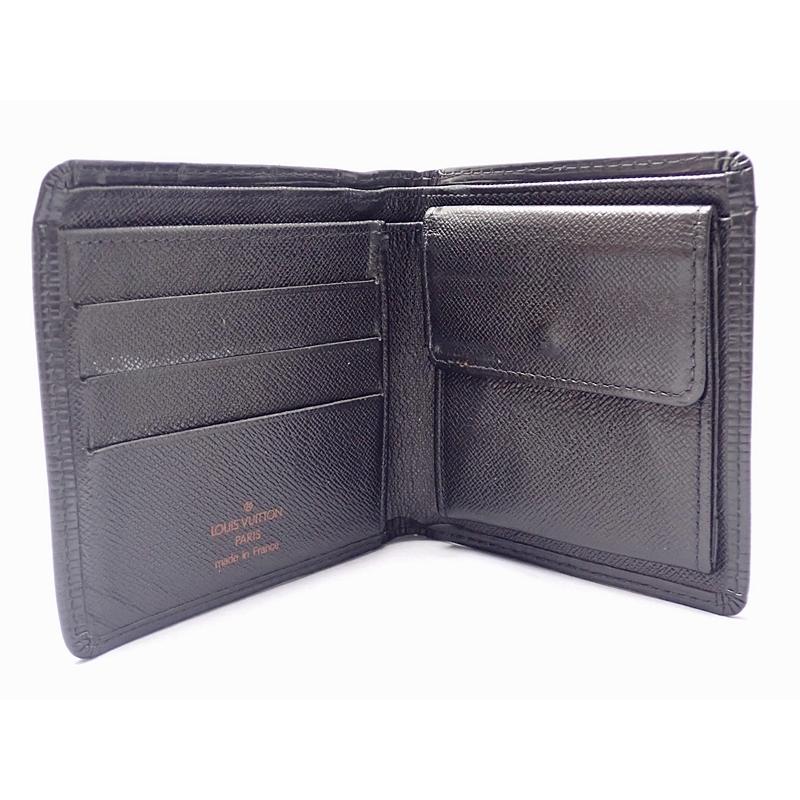 ヴィトン エピ ノワール 二つ折り財布 M63652 中古C+  A-7437 LOUIS VUITTON（ルイ・ヴィトン） ルイ ヴィトン エピ ノワール 二