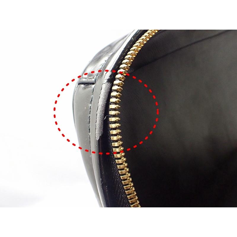 美品　シャネル　エナメル　ココマーク　バニティバッグ　ブラック CHANEL（シャネル） ココマーク 2WAY バニティバッグ エナメル