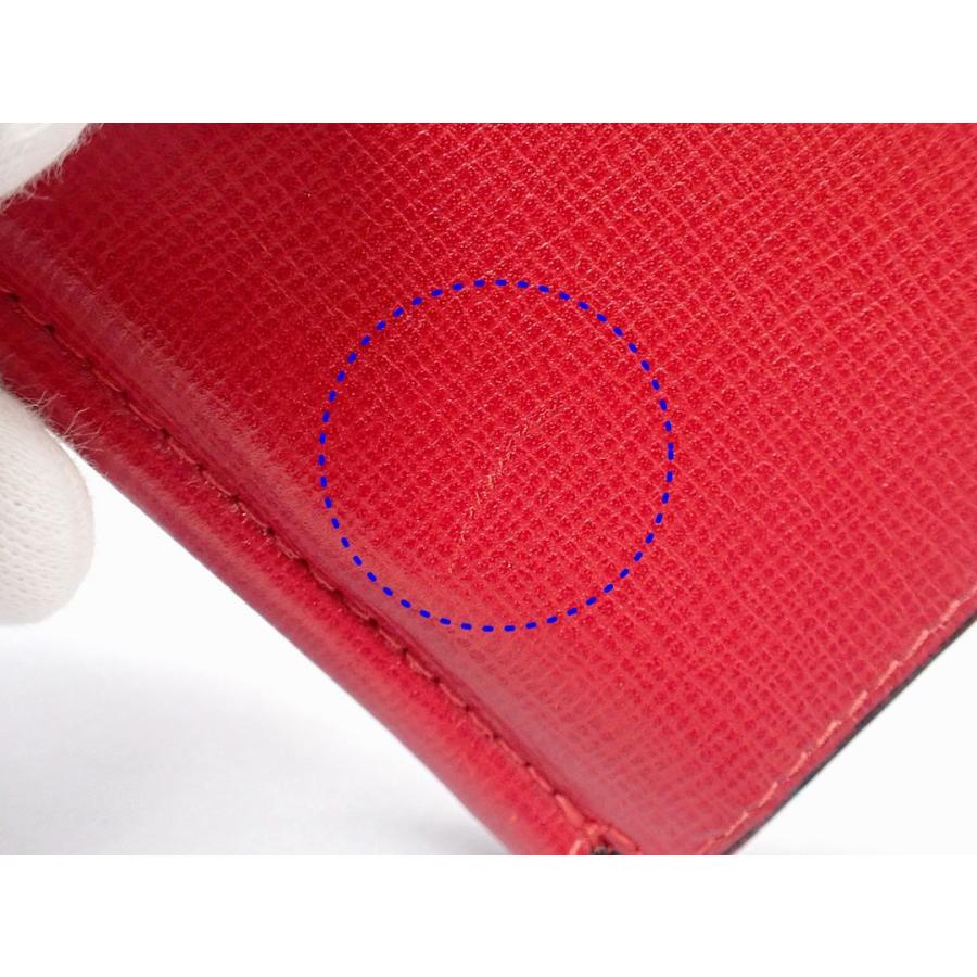 Valextra レザー マネークリップ レッド｜Valextra（ヴァレクストラ