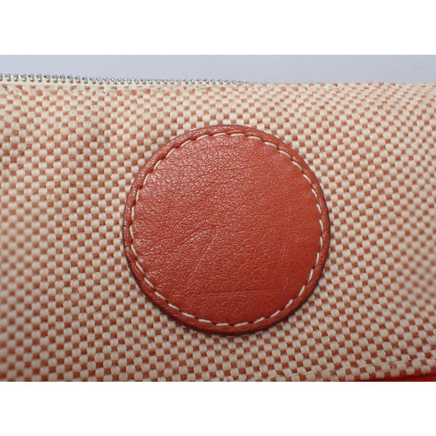HERMES エルメス ポーチ ボリード 25 サマルカンド テラコッタ 中古B  