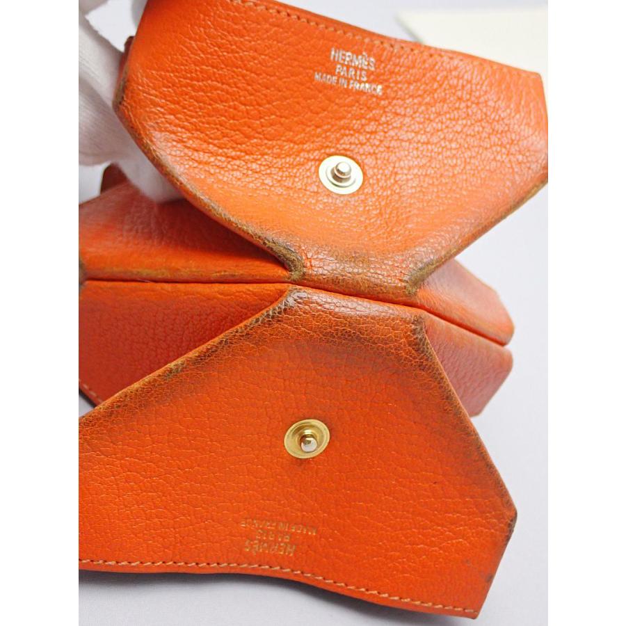 HERMES エルメス コインケース ルヴァンキャトル オレンジ