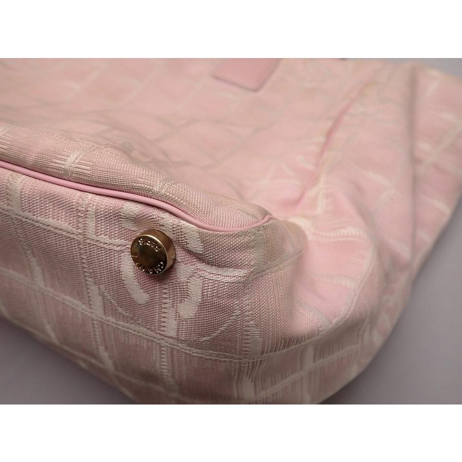 CHANEL（シャネル） ニュートラベルライン トートバッグ MM ピンク