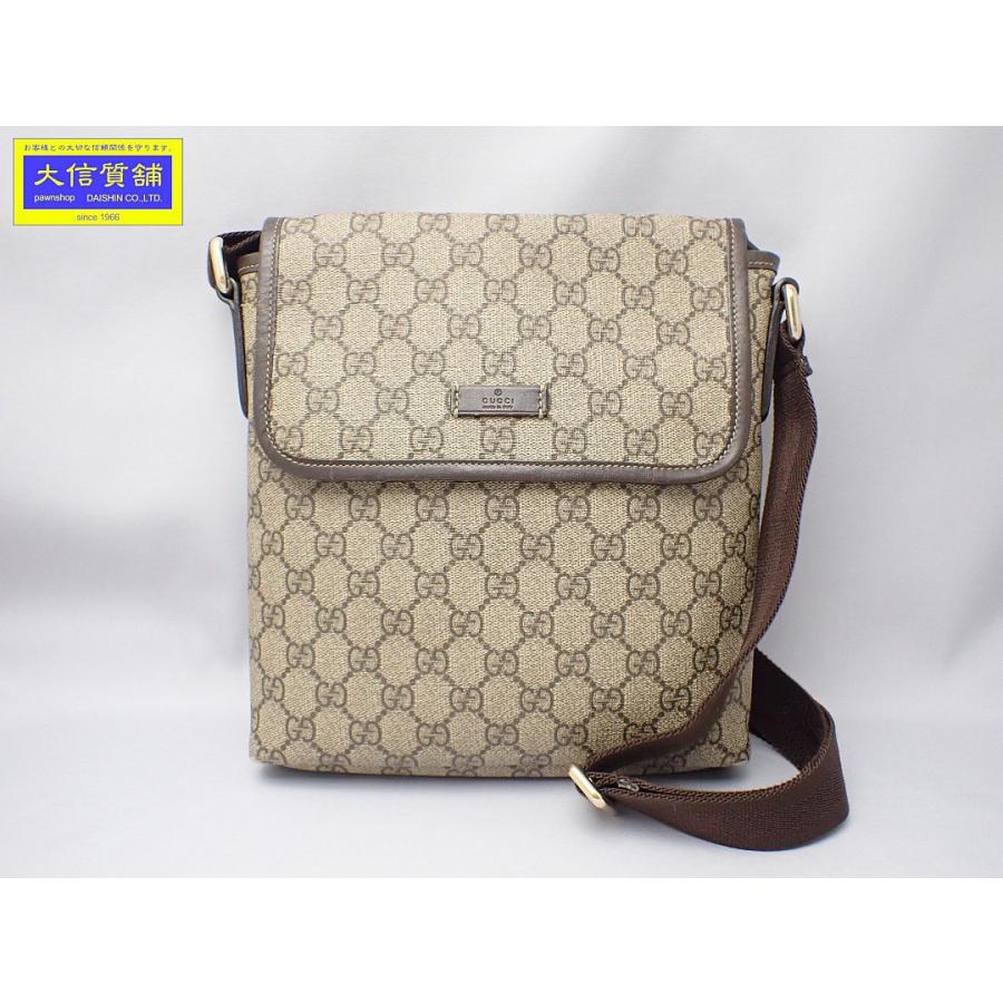 GUCCI グッチ GGスプリーム ショルダーバッグ 223666 ベージュ GUCCI グッチ GGスプリーム ショルダーバッグ 223666 ベージュ