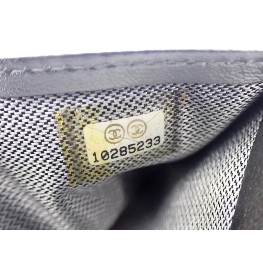 CHANEL（シャネル） ニューマドモアゼル 二つ折り長財布 ブラックx