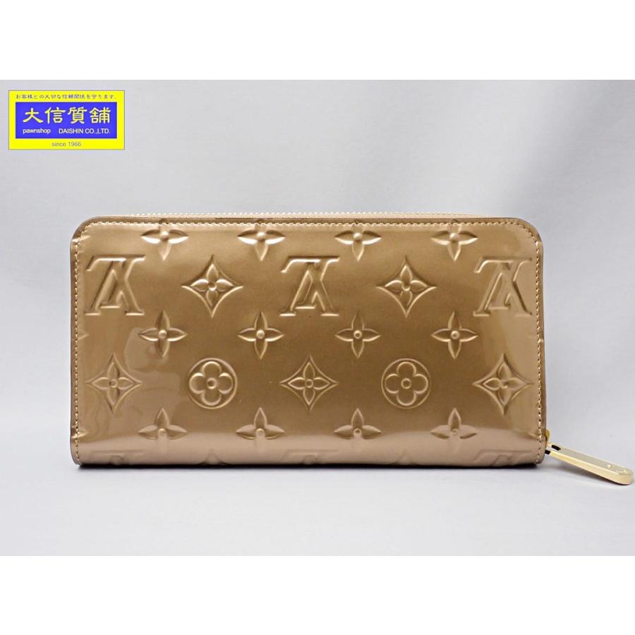 LOUIS VUITTON ルイ ヴィトン モノグラム ヴェルニ ジッピーウォレット