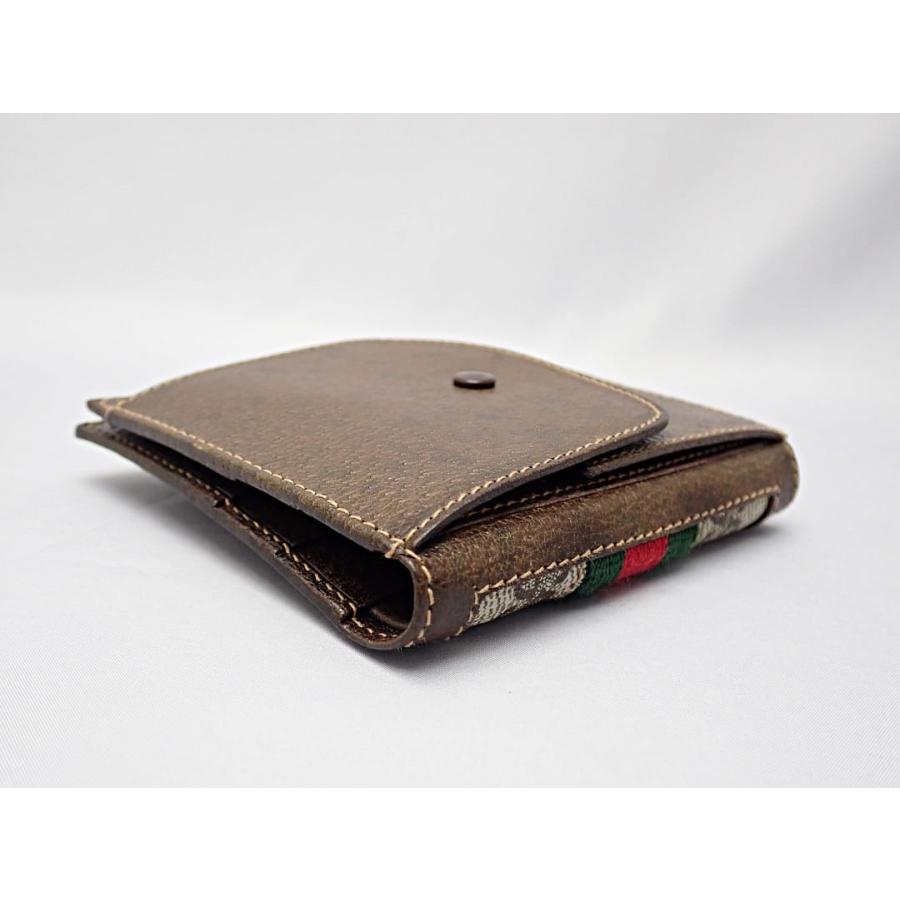GUCCI オールドグッチ 二つ折り財布 シェリーライン アクセコ GUCCI オールドグッチ 二つ折り財布 シェリーライン アクセコ