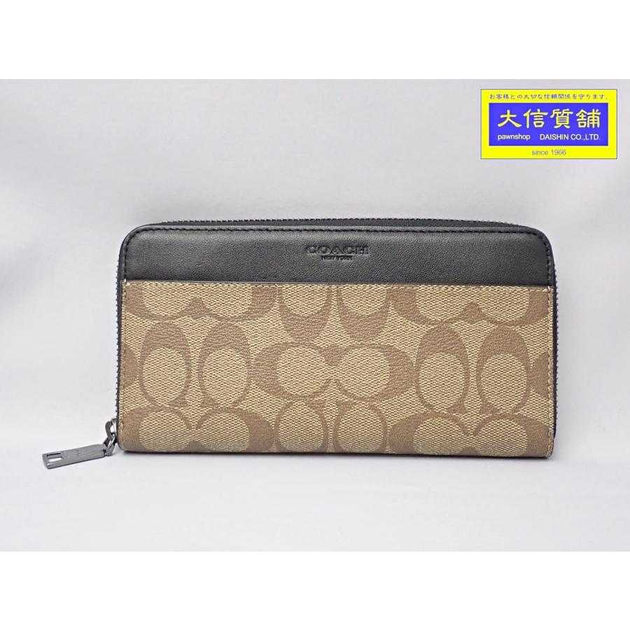 COACH（コーチ） シグネチャー ラウンドファスナー 長財布 F58112 