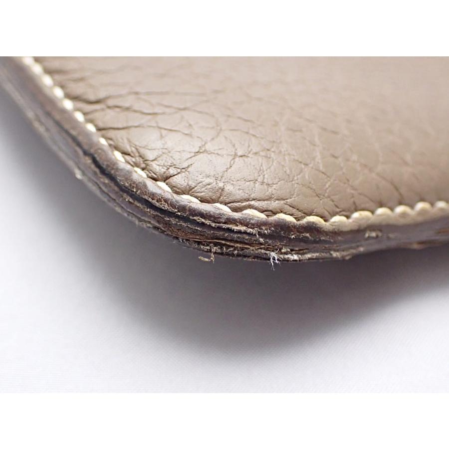 HERMES（エルメス） ドゴンロング 長財布 O刻印 エトゥープ シルバー