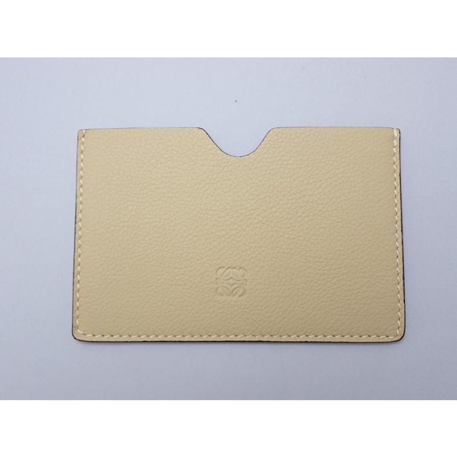 LOEWE ロエベ アトリエ ハンドバッグ アマソナ 36 ベージュｘブラウン イニシャル入り 新品同様品 【送料無料】 A-8144の画像