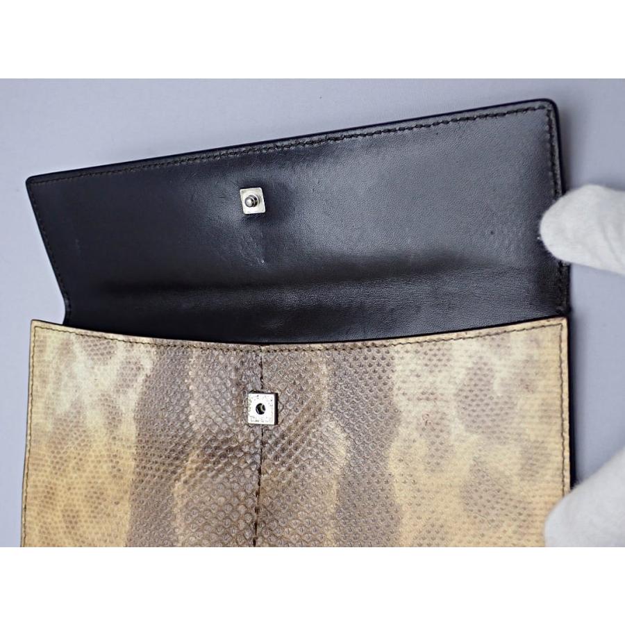 GUCCI（グッチ） Wホック 長財布 035 1408 2150 リザードスキン