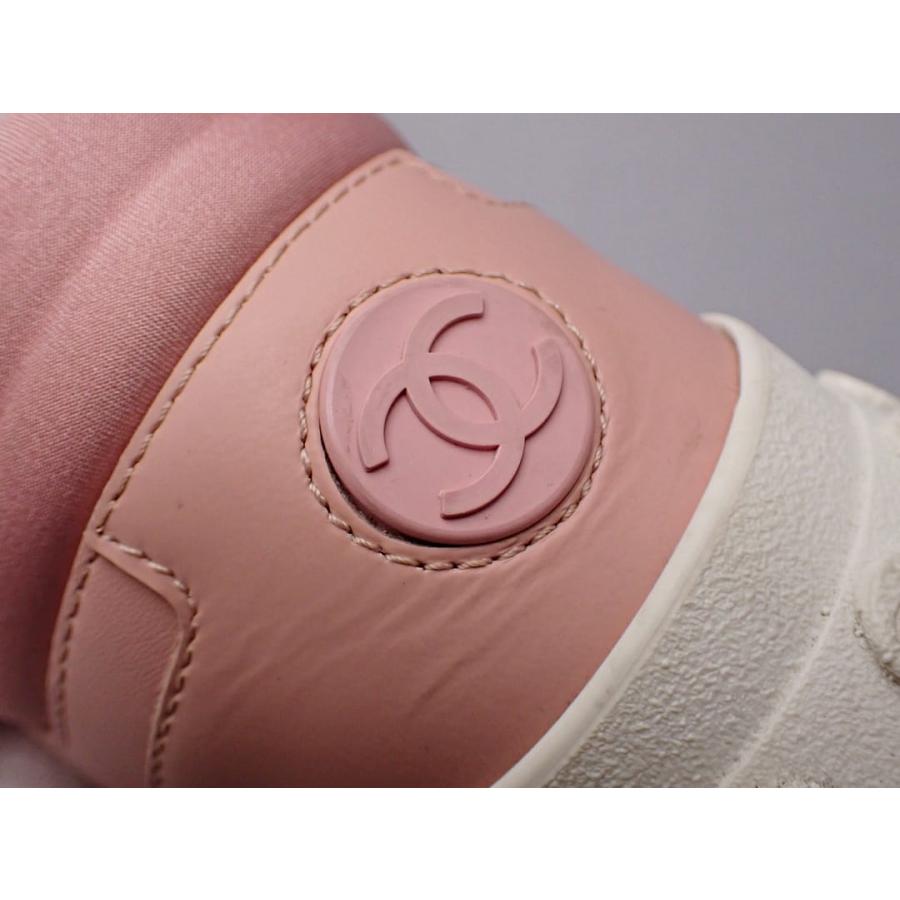 CHANEL シャネル レディース ココマーク メッシュ レザー 