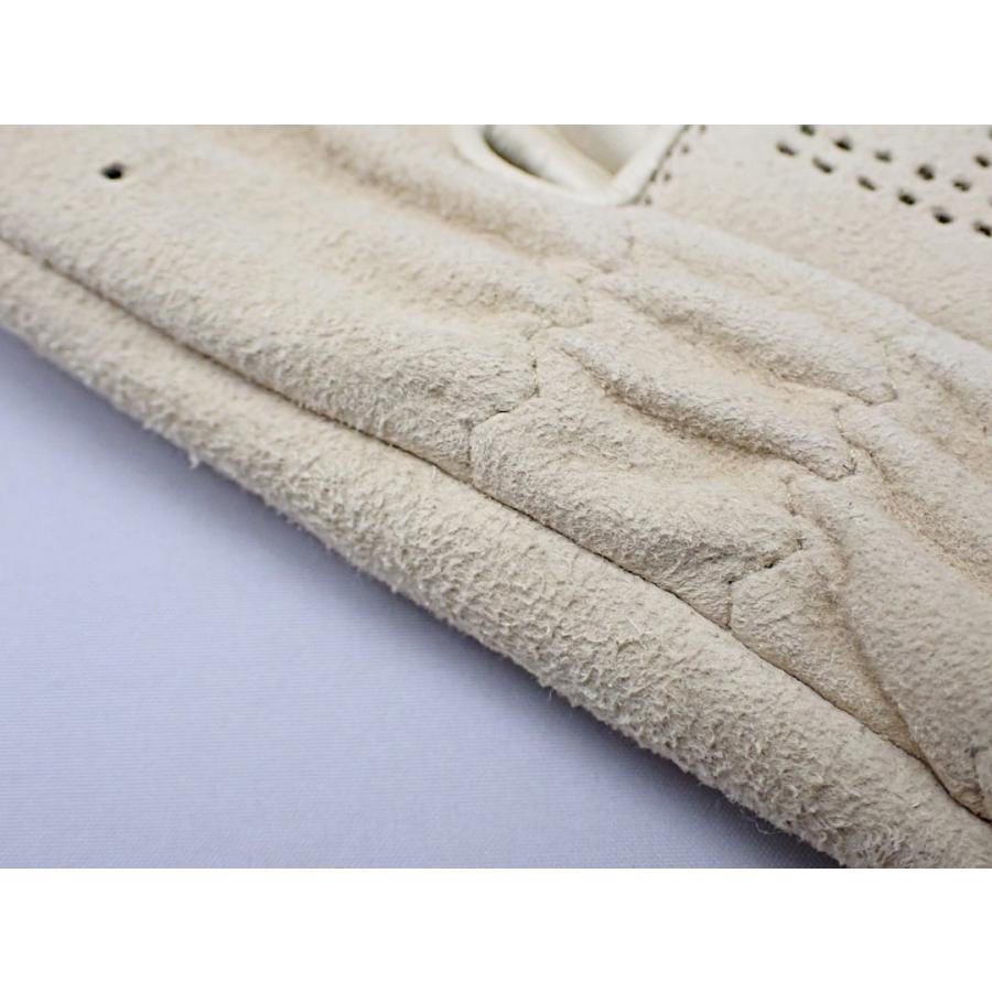 HERMES エルメス ゴルフグローブ 左手 6.5 ベージュ 中古B+