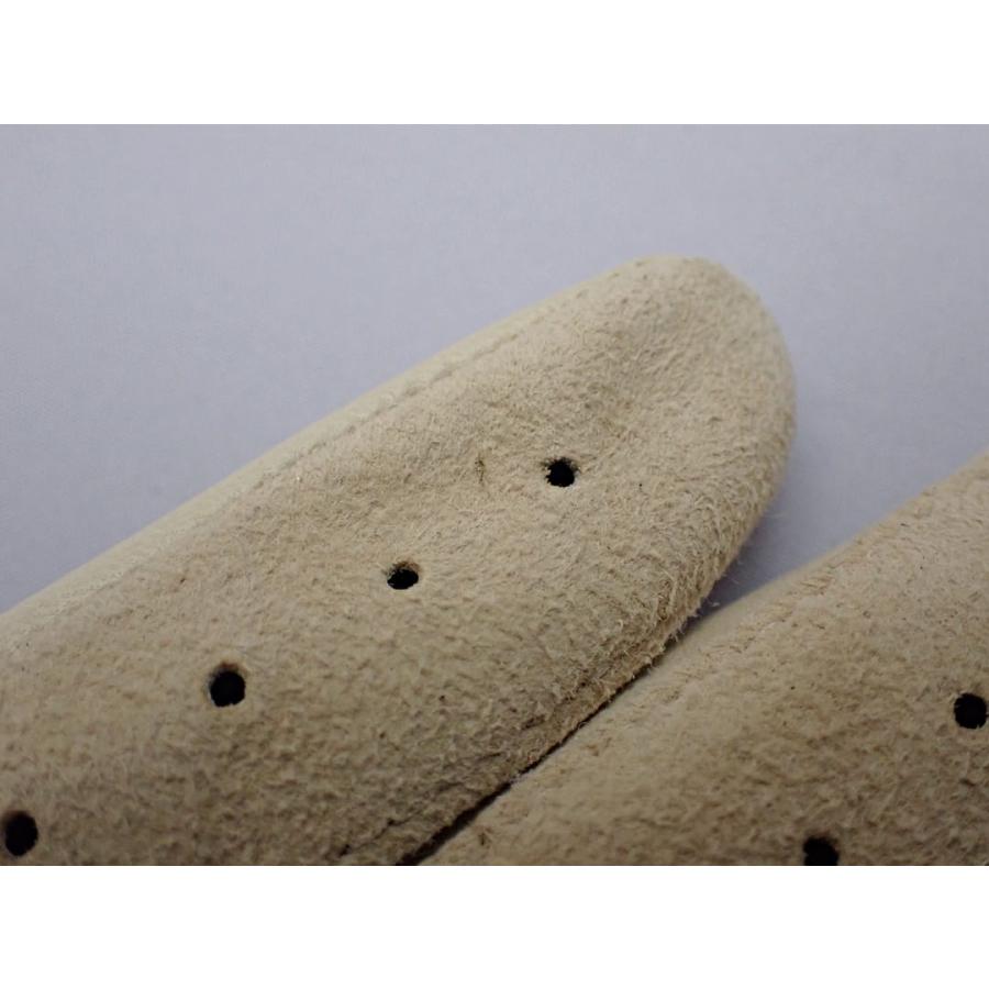 HERMES エルメス ゴルフグローブ 左手 6.5 ベージュ 中古B+