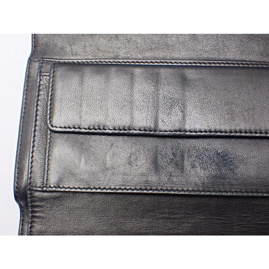 CHANEL シャネル カメリア エンボス 三つ折り 長財布 ラムスキン CHANEL シャネル カメリア エンボス 三つ折り 長財布 ラムスキン