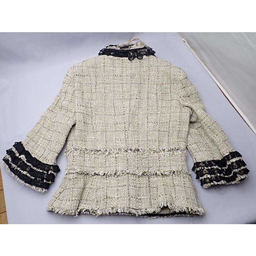 CHANEL（シャネル） セットアップ スカート ベージュ ラメ フリル 