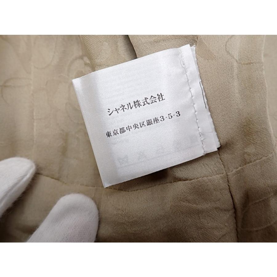 美品 CHANEL シャツ ツイード ラメ スーツ セットアップ フリル 【公式