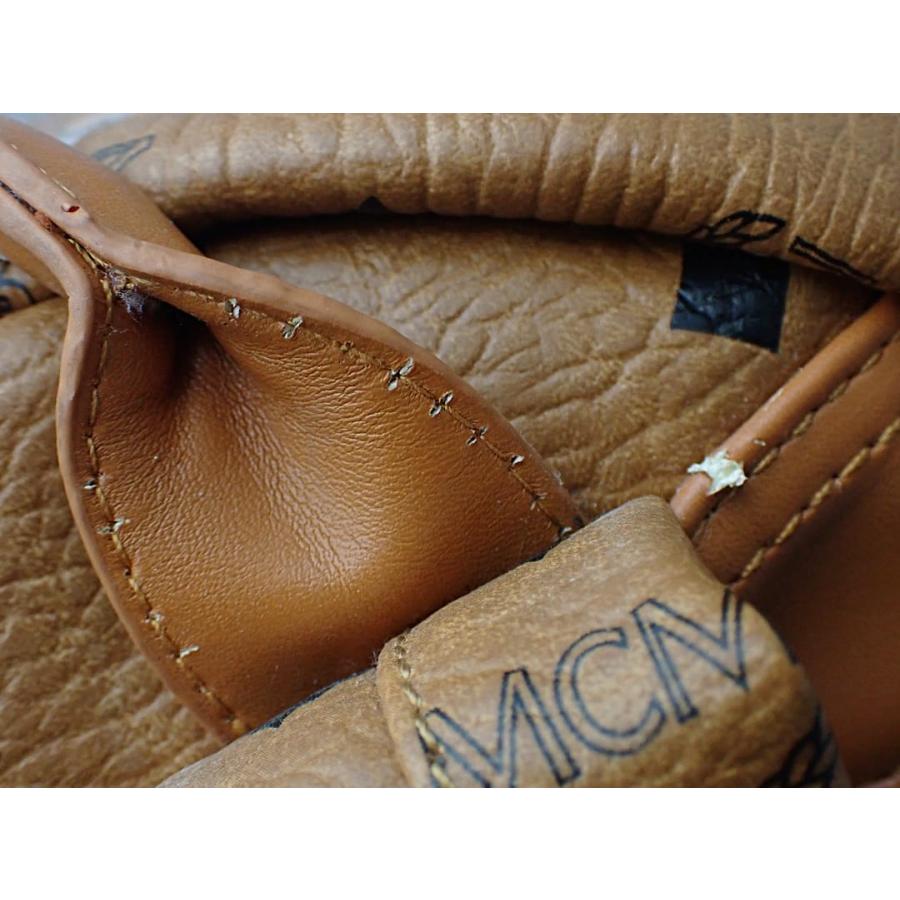 MCM エムシーエム スタッズリュック バックパック ブラウン 中古