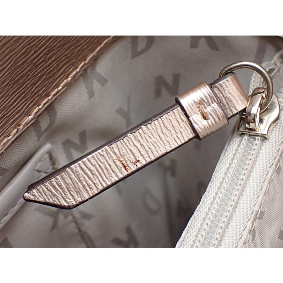 DKNY ダナキャランニューヨーク トートバッグ ショルダーバッグ シャンパンピンク 中古B+ 【送料無料】 A-8497【質屋出品】 DKNY（ダナ・キャラン・ニューヨーク） トートバッグ ショルダーバッグ