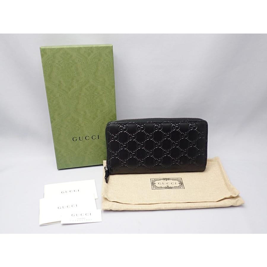 GUCCI グッチ グッチシマ シグネチャー ラウンドジップ