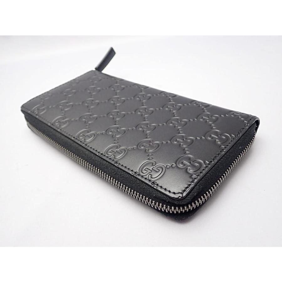GUCCI グッチ グッチシマ シグネチャー ラウンドジップ ウォレット  