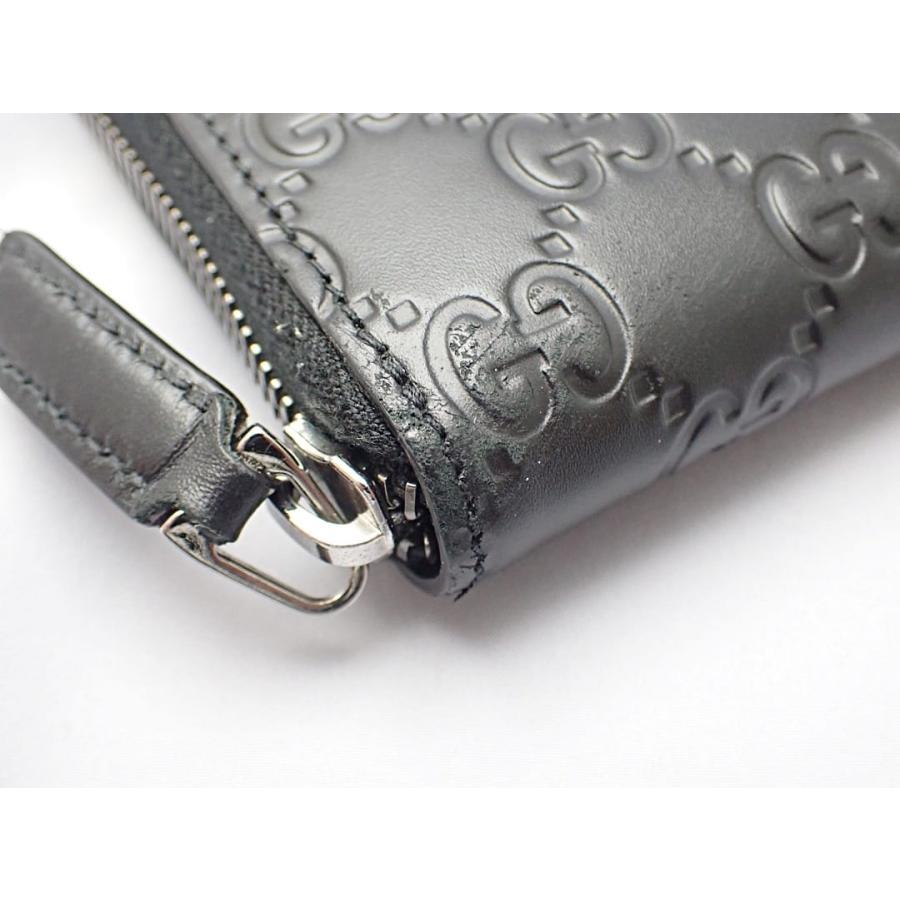 GUCCI グッチ グッチシマ シグネチャー ラウンドジップ ウォレット  