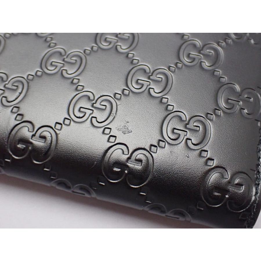 GUCCI グッチ グッチシマ シグネチャー ラウンドジップ ウォレット  