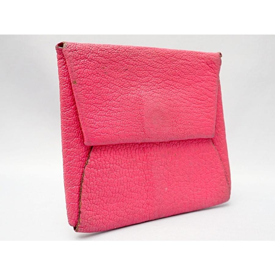 HERMES エルメス バスティア コインケース 小銭入れ ピンク N刻印 中古  