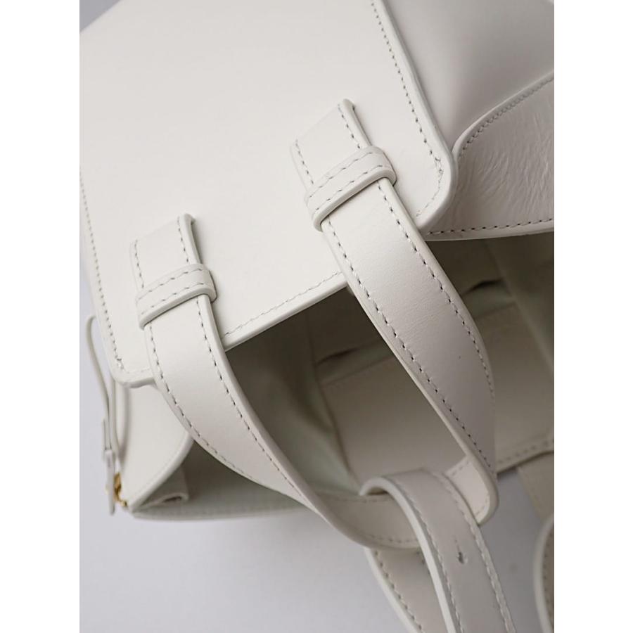 LOEWE ロエベ ハンモックコンパクト サテンカーフ A538H13X07 ホワイトグレーズ ゴールド金具 ハンドバッグ ショルダーバッグ 中古A+ 【送料無料】 A-8532【質屋出品】 LOEWE - LOEWE ロエベ ハンモックコンパクト サテンカーフ A538H13X07