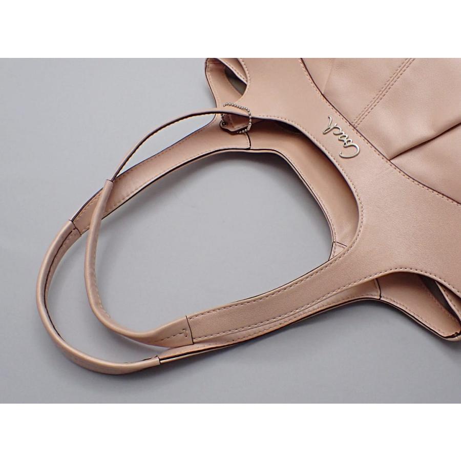 COACH コーチ ショルダーバッグ トート レクシー サッチェル F18829 サーモンピンク 中古B+ 【送料無料】 A-8565【質屋出品】 COACH（コーチ） ショルダーバッグ トート レクシー サッチェル F18829