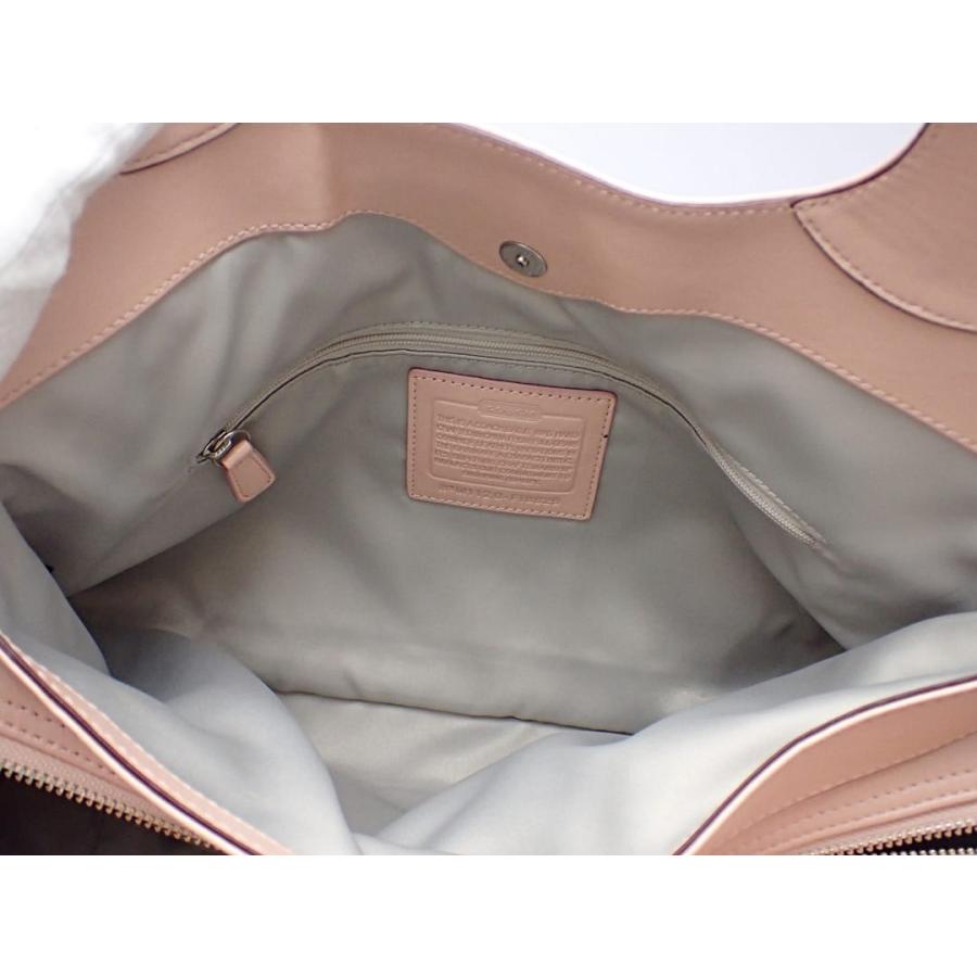 COACH コーチ ショルダーバッグ トート レクシー サッチェル F18829 サーモンピンク 中古B+ 【送料無料】 A-8565【質屋出品】 COACH（コーチ） ショルダーバッグ トート レクシー サッチェル F18829