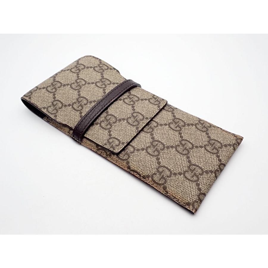 GUCCI グッチ ペンケース マルチケース 146419 ベージュxダーク  