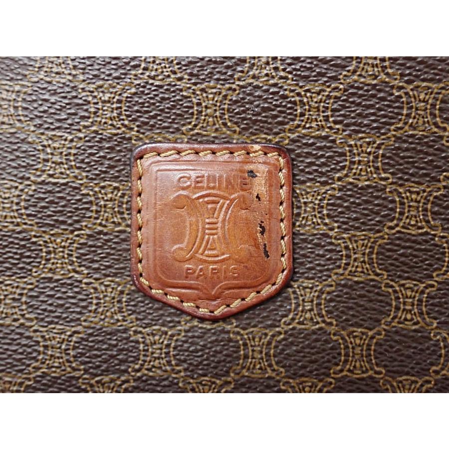 CELINE（セリーヌ） オールド マカダム フラップ クラッチバッグ 中古B