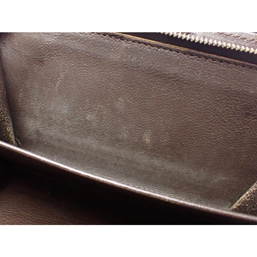 BOTTEGA VENETA ボッテガヴェネタ 二つ折り財布 114074 V0013 2040 ダークブラウン 中古B 【送料無料】 A-8625【質屋出品】 BOTTEGA VENETA（ボッテガ・ヴェネタ） 二つ折り財布 114074 V0013