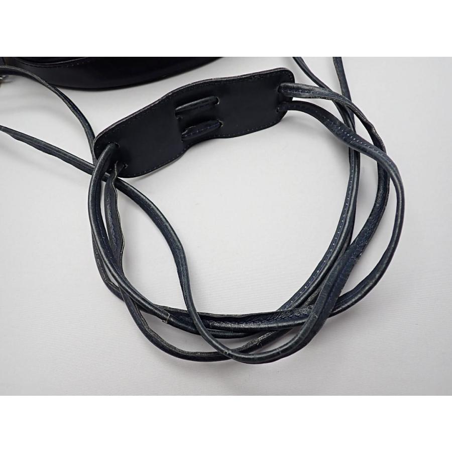 GUCCI オールドグッチ ヴィンテージ ショルダー ネイビー 中古B 【送料無料】 A-8632【質屋出品】 GUCCI - GUCCI オールドグッチ ヴィンテージ ショルダー ネイビー 中古