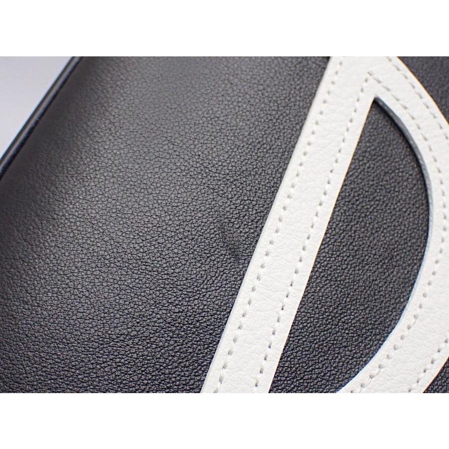 DIOR AND SHAWN ディオール D-DIOR ２WAY ミニトートバッグ ブラック 1DOSH152YZI_H10E 中古B+  【送料無料】 A-8643の画像