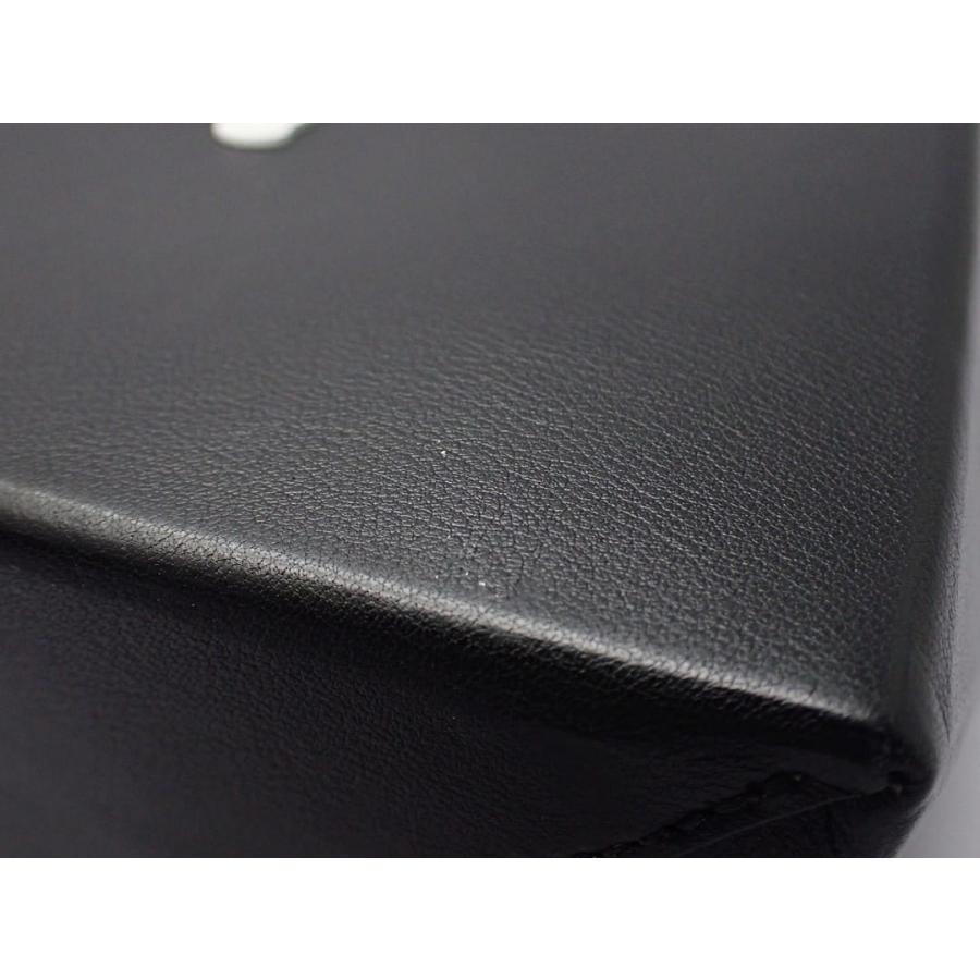 DIOR AND SHAWN ディオール D-DIOR ２WAY ミニトートバッグ ブラック 1DOSH152YZI_H10E 中古B+  【送料無料】 A-8643の画像