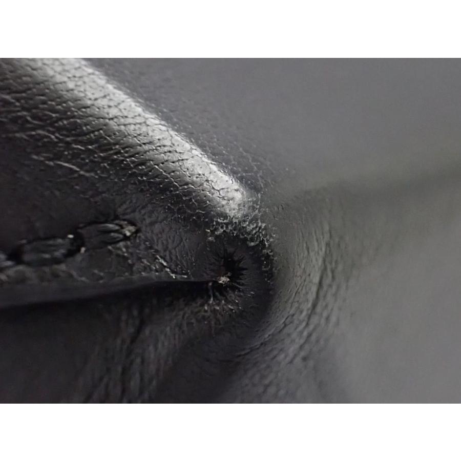 DIOR AND SHAWN ディオール D-DIOR ２WAY ミニトートバッグ ブラック 1DOSH152YZI_H10E 中古B+  【送料無料】 A-8643の画像