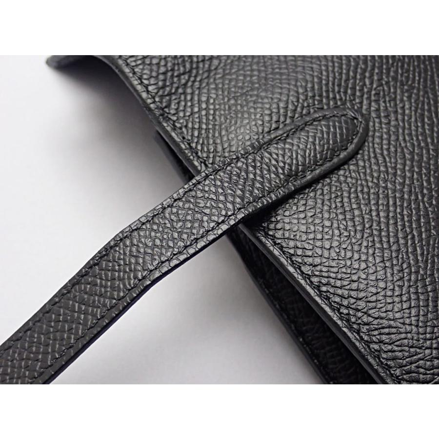 HERMES（エルメス） ケリー ウォレット 長財布 C刻 黒 ゴールド金具