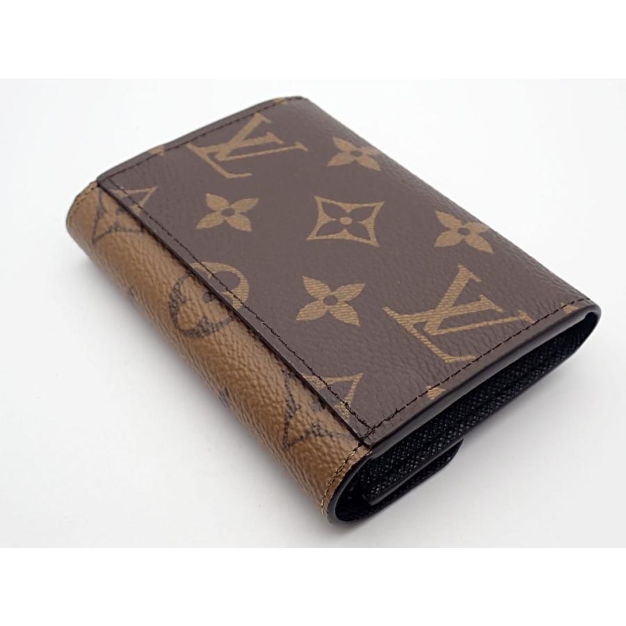 LOUIS VUITTON ルイ ヴィトン モノグラム リバース ポルトモネ ロザリ
