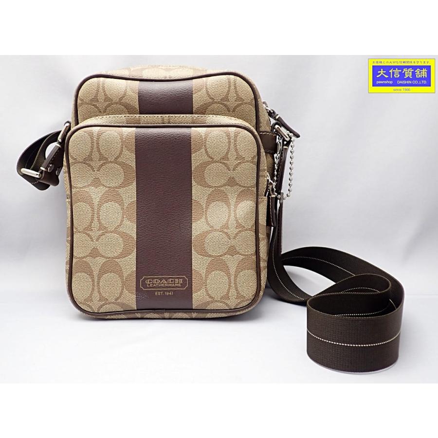 COACH コーチ シグネチャー ヘリテージ ショルダーバッグ F70078 