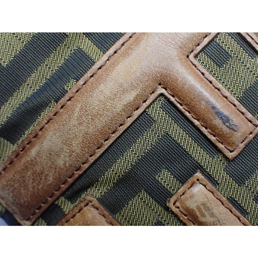 FENDI フェンディ ズッカ トートバッグ ショルダー 7VS070 袋付き 中古