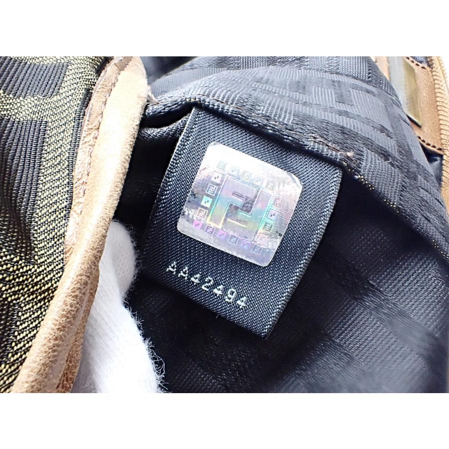 FENDI フェンディ ズッカ トートバッグ ショルダー 7VS070 袋付き 中古