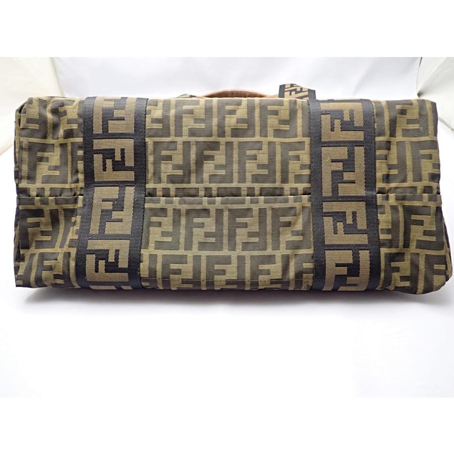 FENDI フェンディ ズッカ トートバッグ ショルダー 7VS070 袋付き 中古B 【送料無料】 A-8740【質屋出品】 FENDI フェンディ ズッカ トートバッグ ショルダー 7VS070 袋付き 中古
