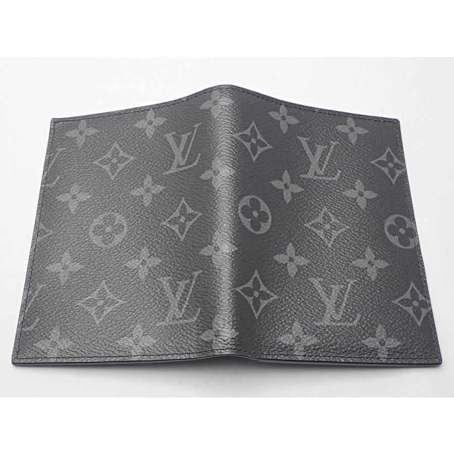 ルイヴィトン モノグラム エクリプス パスポートケース グレー