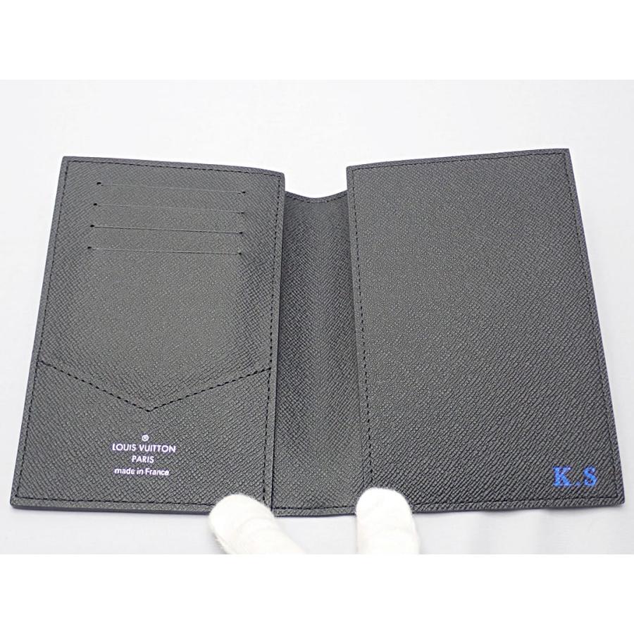 ルイヴィトン モノグラム エクリプス パスポートケース グレー ルイ